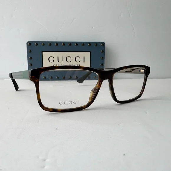 💯 - New Authentic Gucci Men's GG0692O Eyeglasses Full Rim Rectangular Optica…